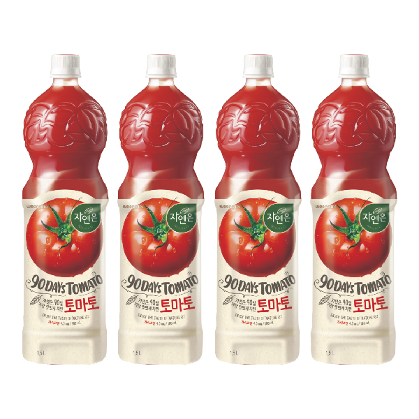 웅진식품 자연은 토마토 1.5L 4개