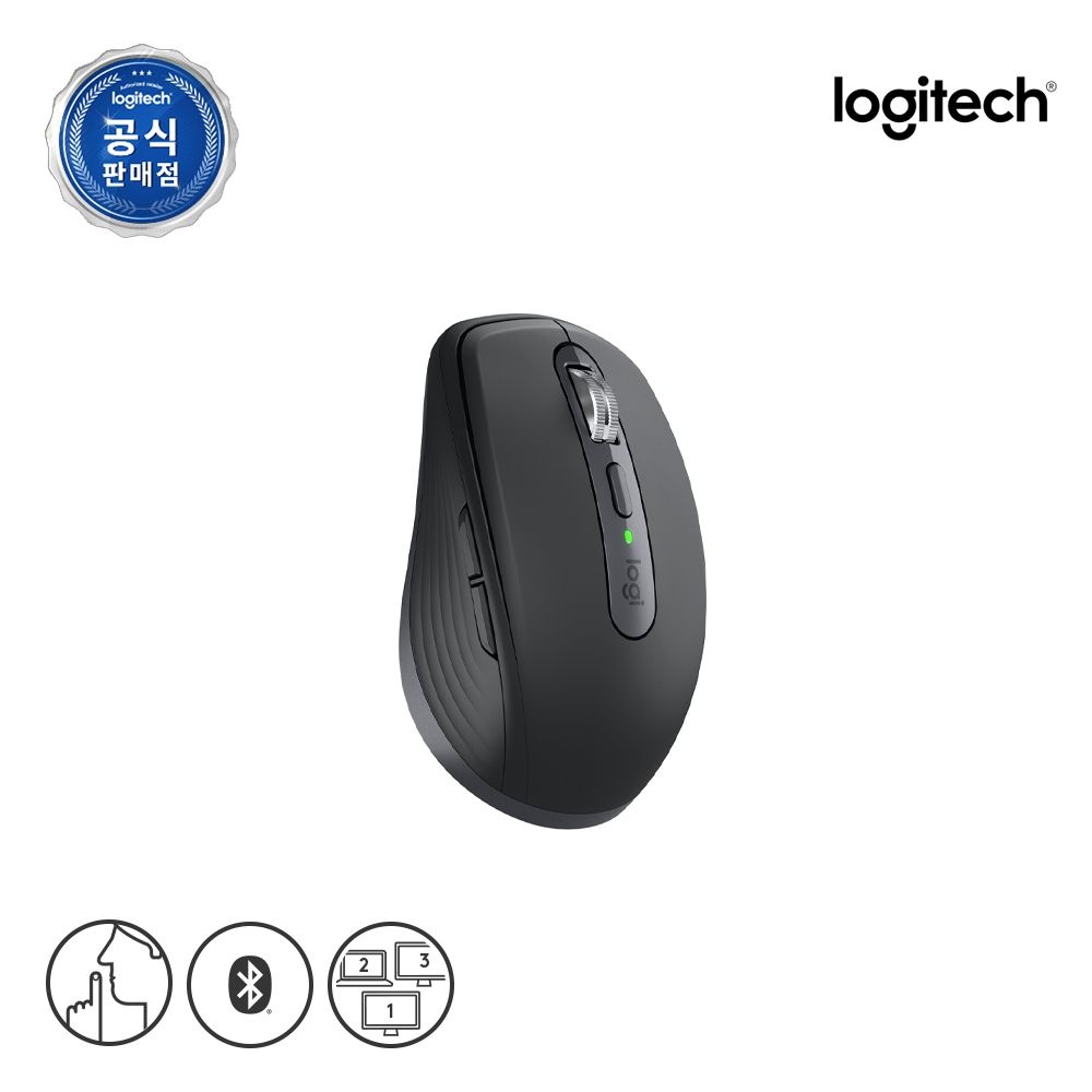 로지텍 [로지텍코리아 공식]  MX Anywhere 3S 무선 블루투스 마우스[그래파이트]