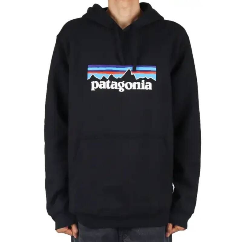 [11st]파타고니아 P-6 로고 업라이절 기모 후드티 블랙 39622 BLK 800762