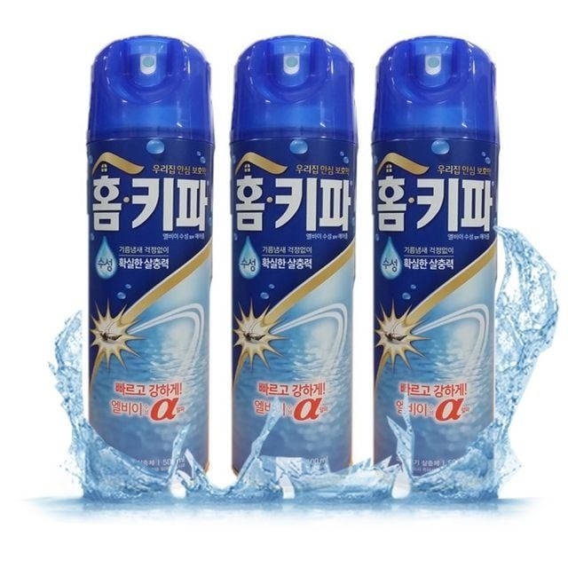 LBE알파 빠르고강한 3개 모기에어졸 홈키퍼 에어졸 향 약 모기 수성