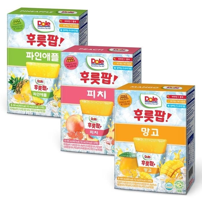 DOLE 후룻팝 62ml x 8 x 8박스 코스트코 마켓송지2511