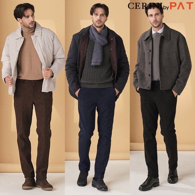 세리니 바이 피에이티 25FW CERINI by PAT 코듀로이 기모본딩 팬츠 3종