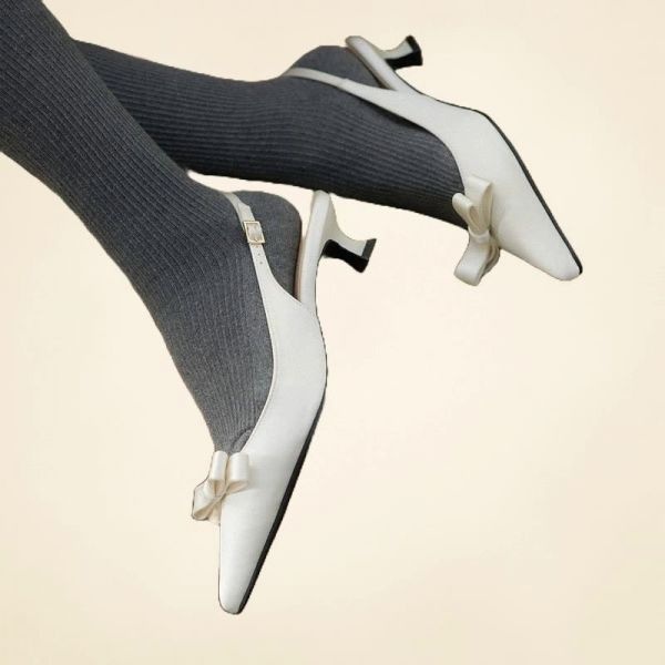 타크트로이메 타크트로이메 (바로배송) Connie 코니 리본 슬링백 펌프스