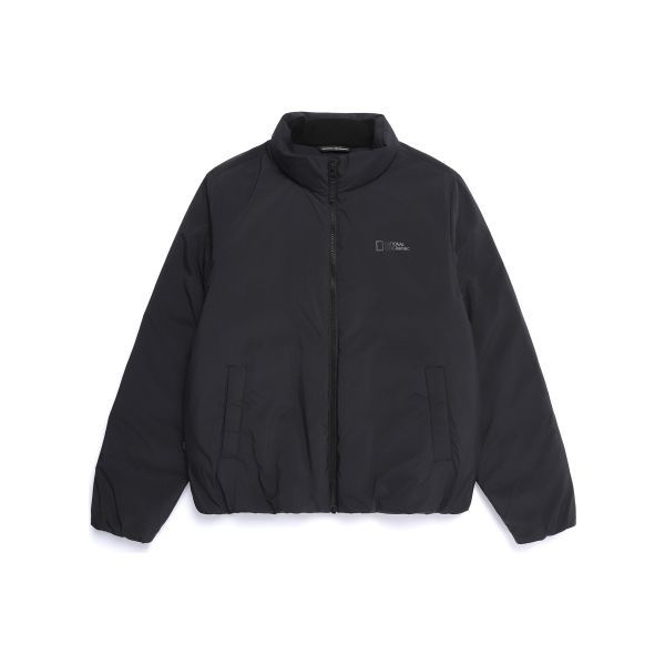 내셔널지오그래픽 NATIONALGEOGRAPHIC N254WDW911 여성 포울리 스탠드넥 논퀼팅 점퍼 BLACK N254WDW911099 242710