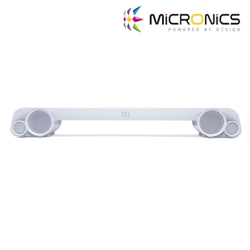 마이크로닉스 클롬 MANIC 마이크로닉스 ROUND STUDIO BT1000 V2 블루투스 무선 스피커 (화이트)(정품)