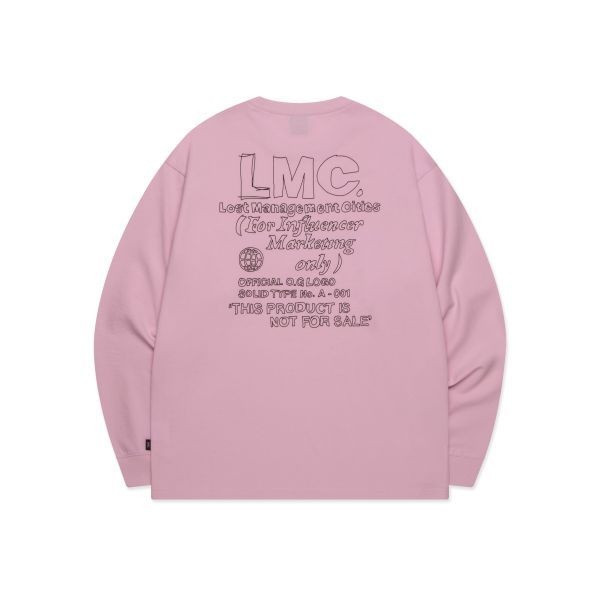 엘엠씨 LMC FN DOODLE LONG SLV TEE indi pink 569077