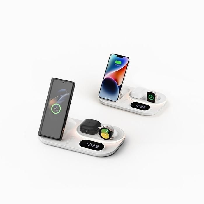 상세설명참조 무아스 올라운더 4in1 고속 무선충전 무드등 시계 MC-W17,MC-W17S1 코스트코 코와샵