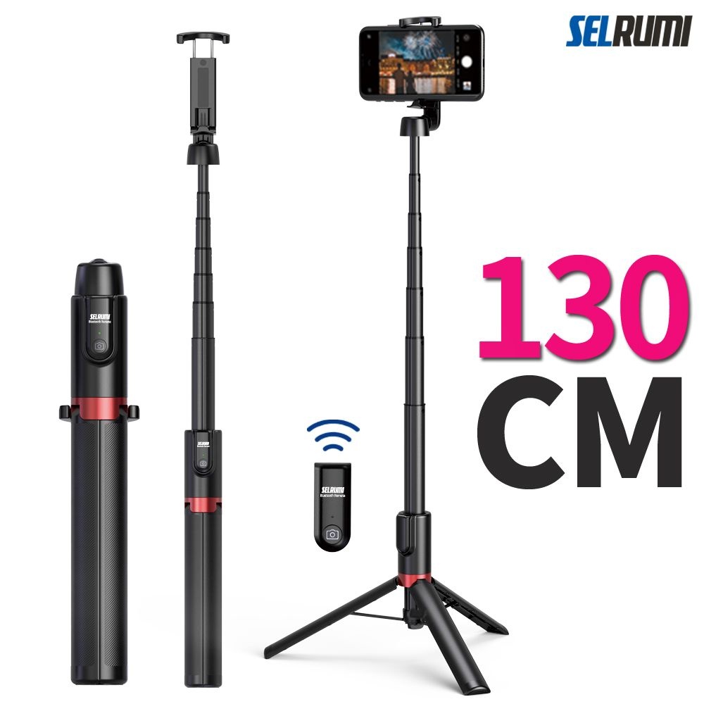 셀루미 올인원 삼각대 블루투스 셀카봉 SEL-CT1300M_고급형