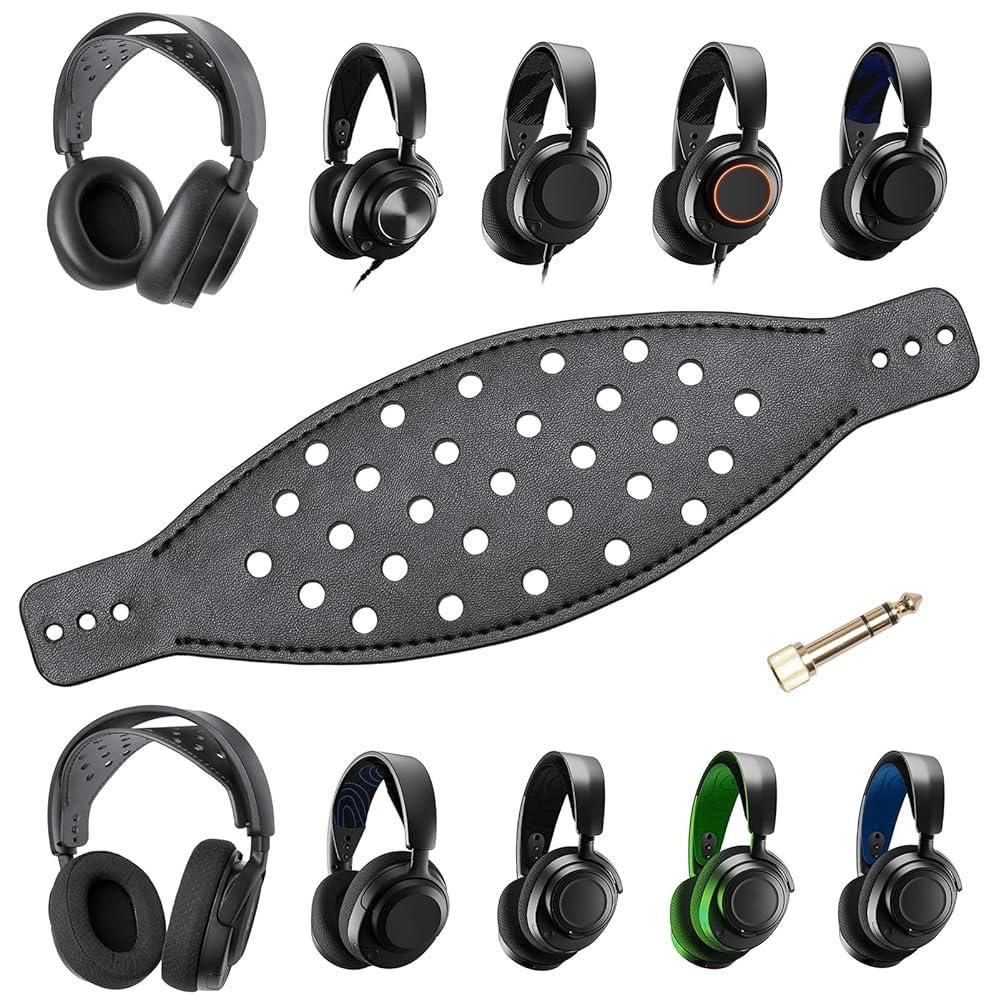 Voarmaks [해외] Voarmaks SteelSeries Arctis Nova Pro, 7/7X/7P, 1/1P/1X, 5 / 5X 5p, 3 4 무선/Wird 게이밍 헤드셋 헤드 밴드 쿠션 패드와 호환되는 업