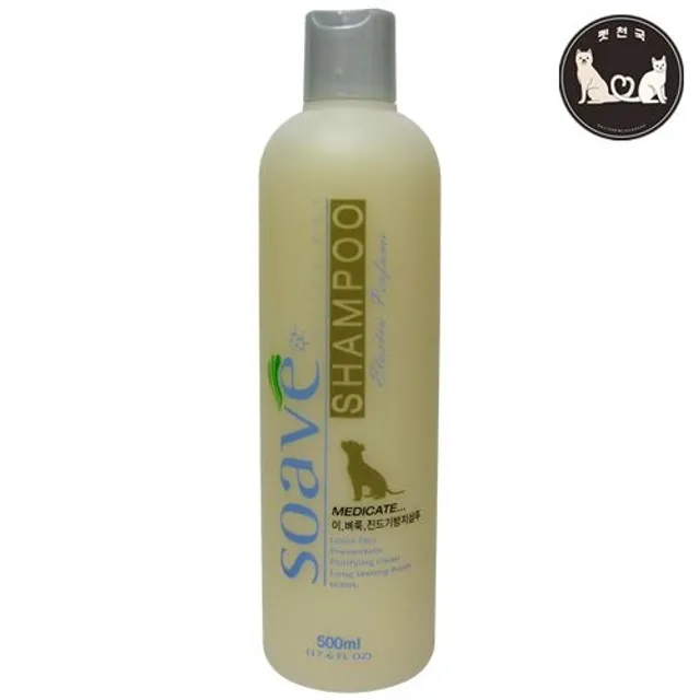 쏘아베 이 벼룩 진드기 샴푸 500ml 강아지 샴푸 린스 약용샴푸
