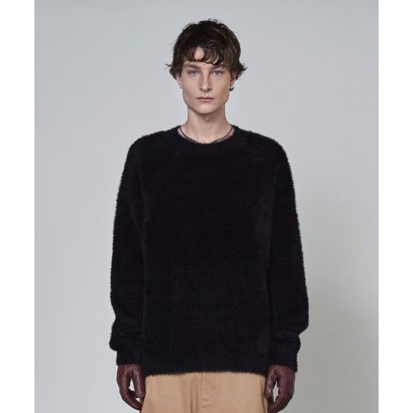 HYOJI 헤비 앙고라 라이크 라운드 니트 5컬러 186638