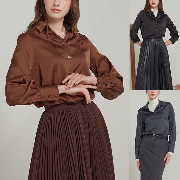 레이나 아델 모던 새틴 블라우스 3종세트 655610