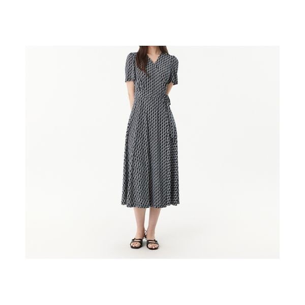 <매장정품> PLASTIC ISLAND 플라스틱 아일랜드 프린트 져지 랩 원피스 PR2CO061 719960