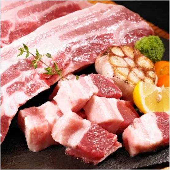 숨바고기 큐브삼겹살 550g X 2개 총 1.1KG 