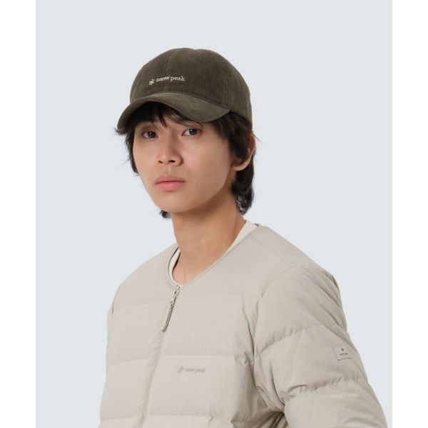 [SNOWPEAK APPAREL]스노우피크 SNOWPEAK 어패럴 APPAREL 코듀로이 볼캡 (S25FUFBC63) Khaki S25FUFBC63KH 159561