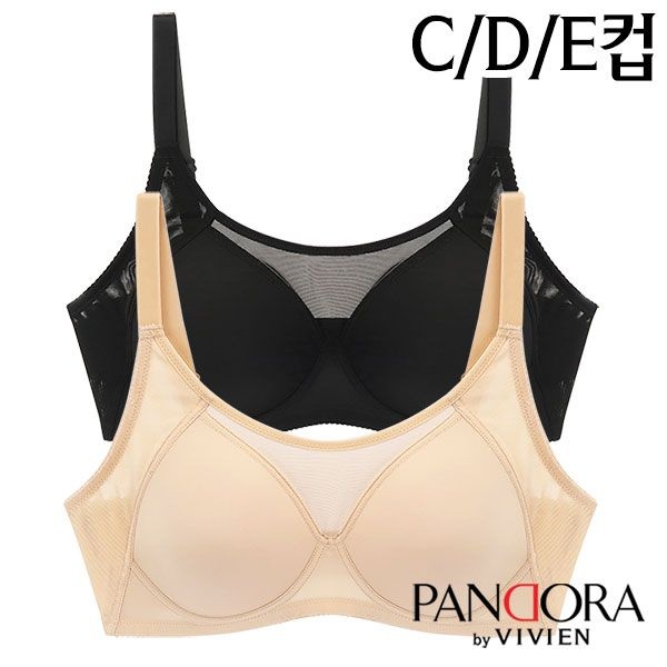 [오늘출발] 판도라 바이 비비안 C/D/E컵 노와이어 풀컵몰드브라1종(PBR7126)75C~85E