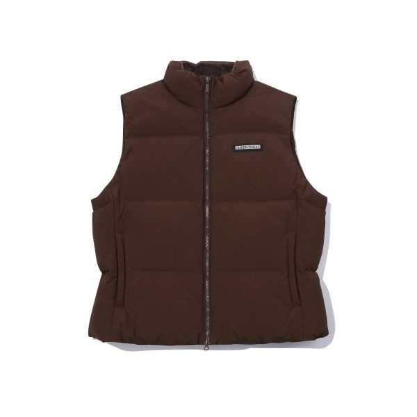 <매장정품> 빈트릴 BEENTRILL 와펜 하이넥 숏패딩 베스트(초콜릿) BA254VT001CL 164675