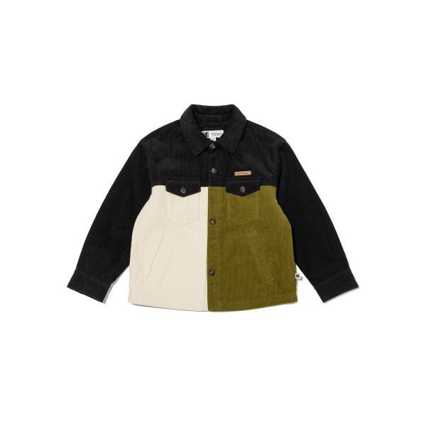 코닥 KODAK KIDS 브라우니 컬러블럭 패딩 셔켓 키즈 CHARCOAL K5426LPJ92CHC 517173