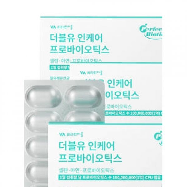 비타민마을 비타민마을 더블유 인케어 프로바이오틱스 질 유래 유산균 30캡슐, 3개