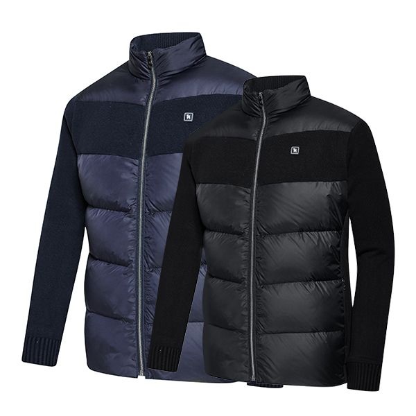 비티알 [하프클럽]비티알 BTR 골프 남성 겨울 니트 패딩 점퍼 텔아비브(남) BPW0555M