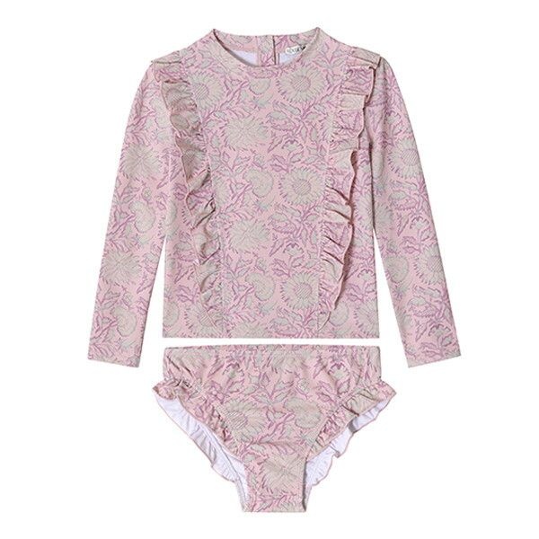 [루이스미샤] GBC-S24-B0181 (Yanika) 플로럴 투피스 주니어 수영복