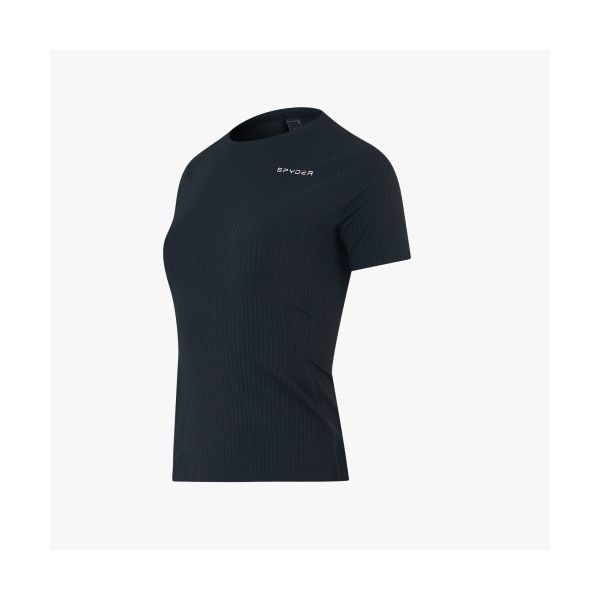 <매장정품> 스파이더 SPYDER 여성 트레이닝 골지 반팔 티셔츠 SPJMCNRS255WBLK 189783