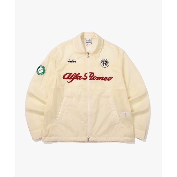 디아도라 Diadora 알파로메오 립스탑 자켓 아이보리 178631