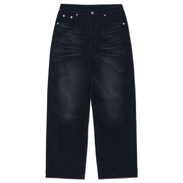 노메뉴얼 NOMANUAL W.S CORDUROY PANTS - BLACK NM63PT01M1BK 249661