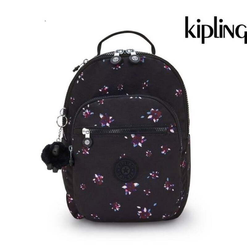(국내매장정품) 키플링 14리터 여행 데일리 스몰백팩 서울 S 나이트 플라워 KPCBA27 NTFW 162349