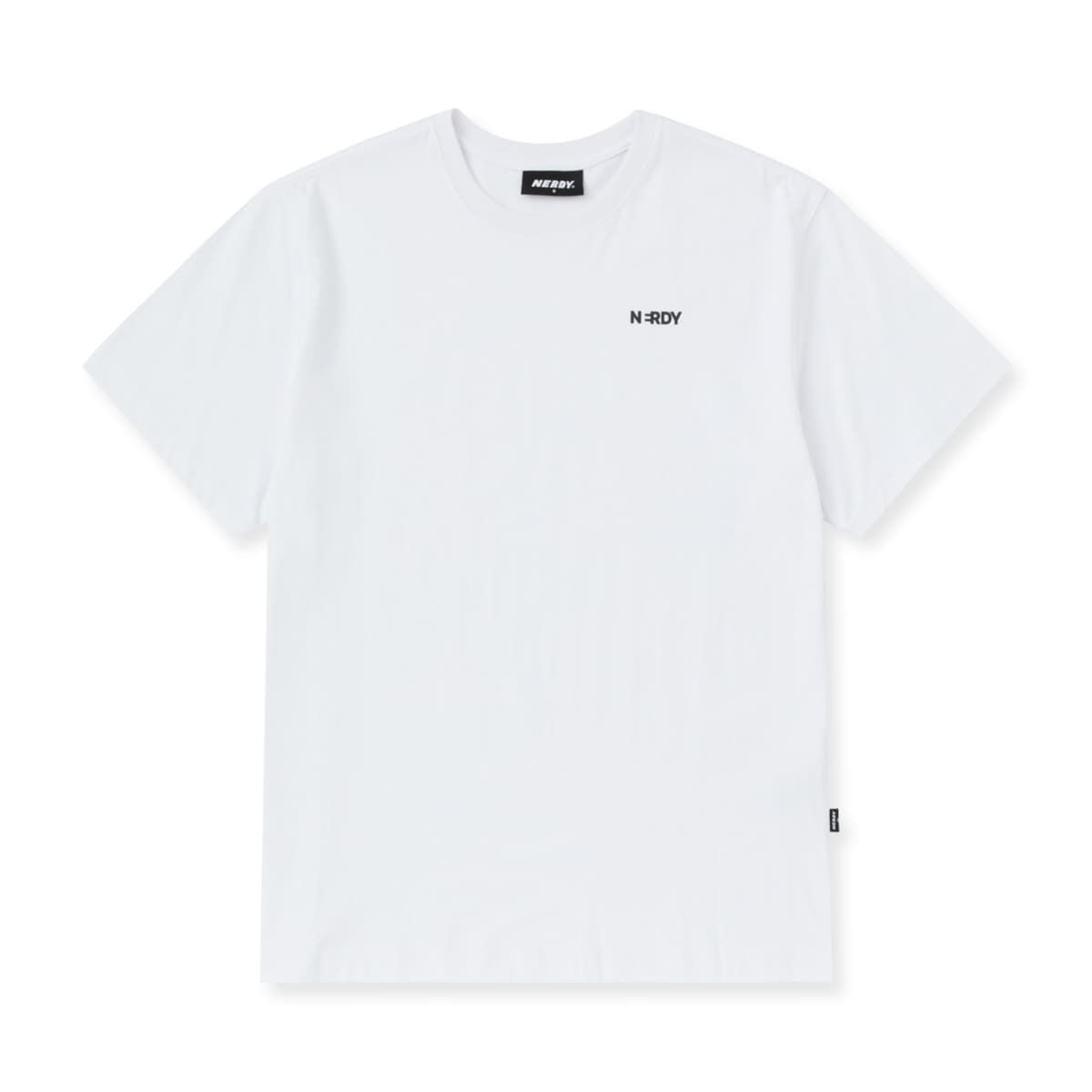 널디 NERDY 스몰 로고 반팔 티셔츠 투팩25SS 화이트 PNEU25ST0200 559162
