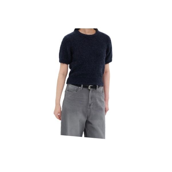 <매장정품> 8SECONDS 에잇세컨즈 리사이클 반소매 풀오버 네이비 355151LYFR 611816