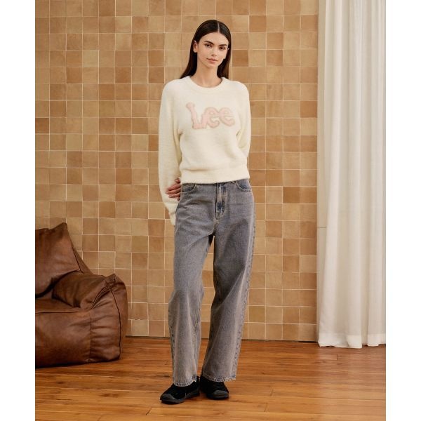 LEE 우먼 릴랙스드핏 데님 팬츠 핑크 197949