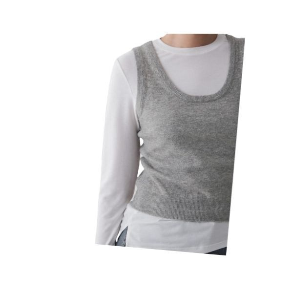 <매장정품> 8SECONDS 에잇세컨즈 레이어드 베스트 그레이 325851LY43 695707