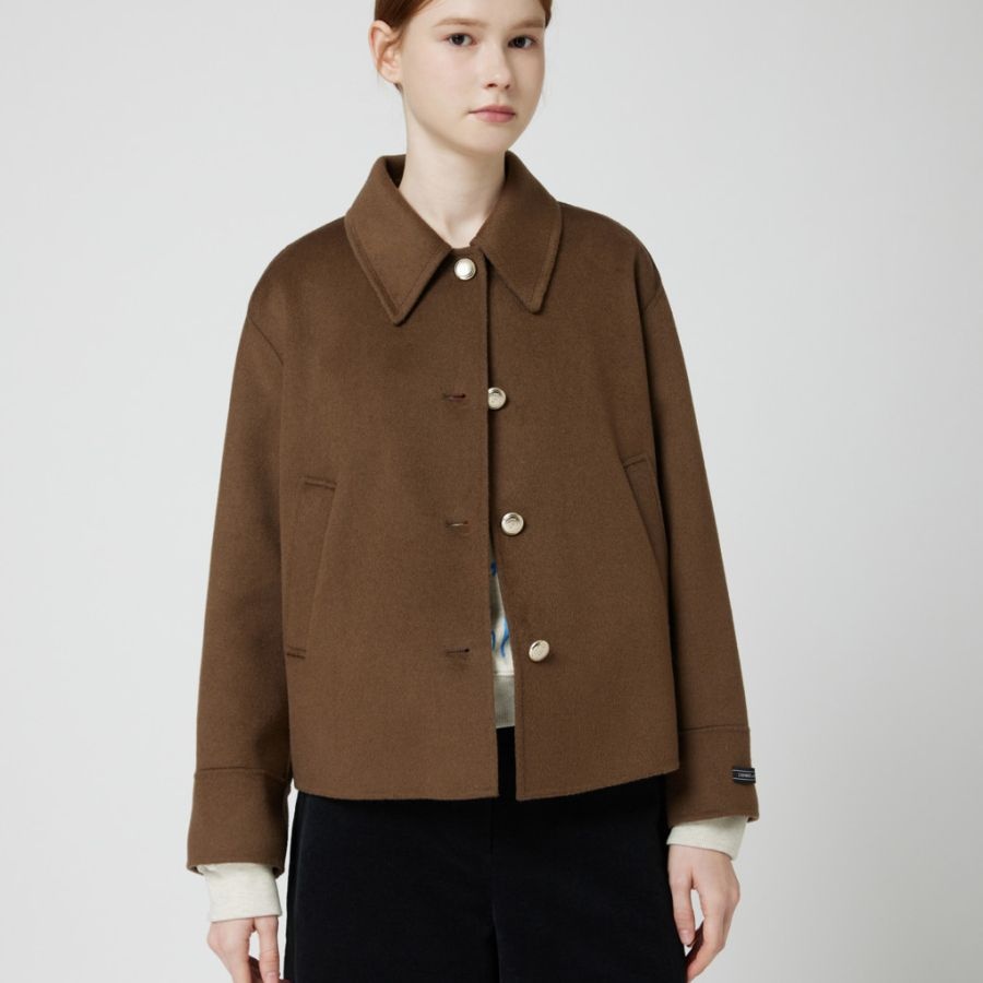 CC콜렉트 [AK수원점] [씨씨콜렉트] 핸드메이드 칼라 크롭 자켓 C254MSG154