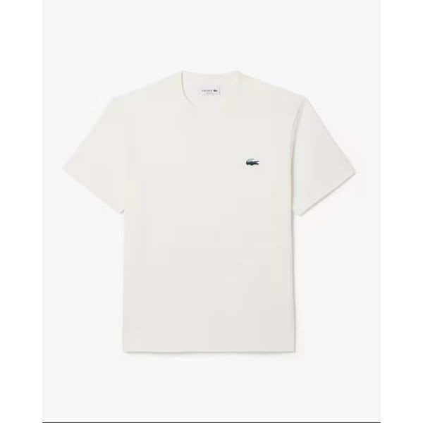 라코스테 LACOSTE (남성)홀리데이 크록 클래식핏 반팔 티셔츠 TH5899-55N 70V(오프 화이트) 387233