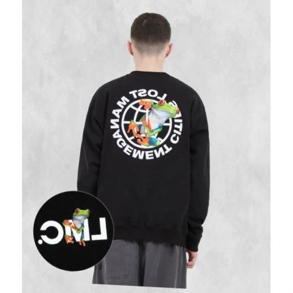 [LMC]엘엠씨 FROG SWEATSHIRT black 263878 FE3034830-E2B
