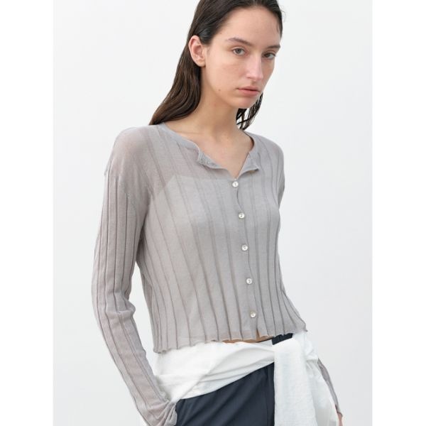 아틀리에 나인 ESSENTIAL HENNE CROP CARDIGAN(CD-2201) 273391 FE4964906-E2B