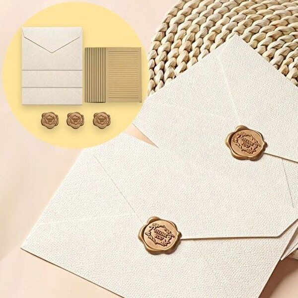 고품질 세트 봉투 캐주얼 옛날 연말 예쁜 감사 편지 예쁜편지지 스승의날편지 생일편지지 WFHE7SV