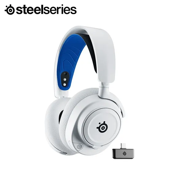 스틸시리즈 Arctis Nova 7P White Wireless 무선 게이밍 헤드셋