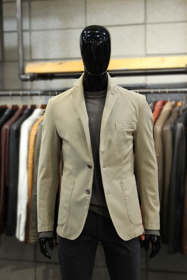 [빠니깔레] 베이지워시드 슬림스판코튼 캐주얼자켓 d-icjk56be (P002863938)925159