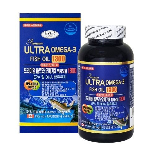 에버그린 프리미엄 울트라 오메가3 휘시오일1300 x 180캡슐