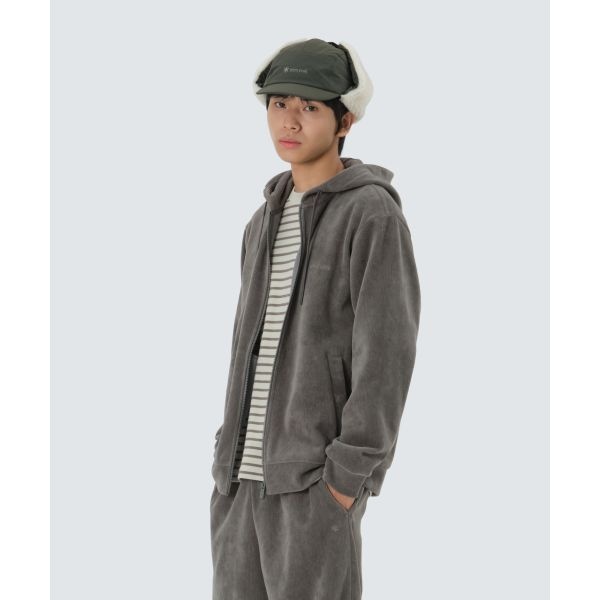 [SNOWPEAK APPAREL]스노우피크 SNOWPEAK 어패럴 APPAREL 코듀로이 후드 집업 (S25WMFFJ72) Dark Gray S25WMFFJ72DG 159426