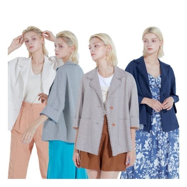 엘루아 [최초가49,000]루즈핏 프린지 트위드 자켓944740