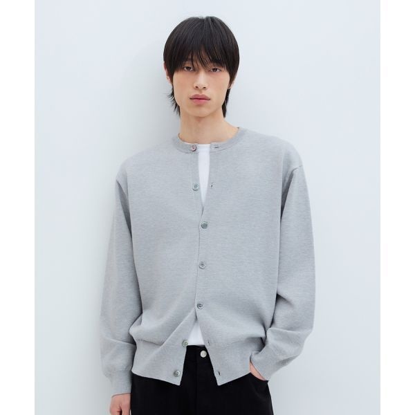 르아르 LEIRE 에브리데이 라운드 니트 가디건 라이트 그레이 LCD01304 332568