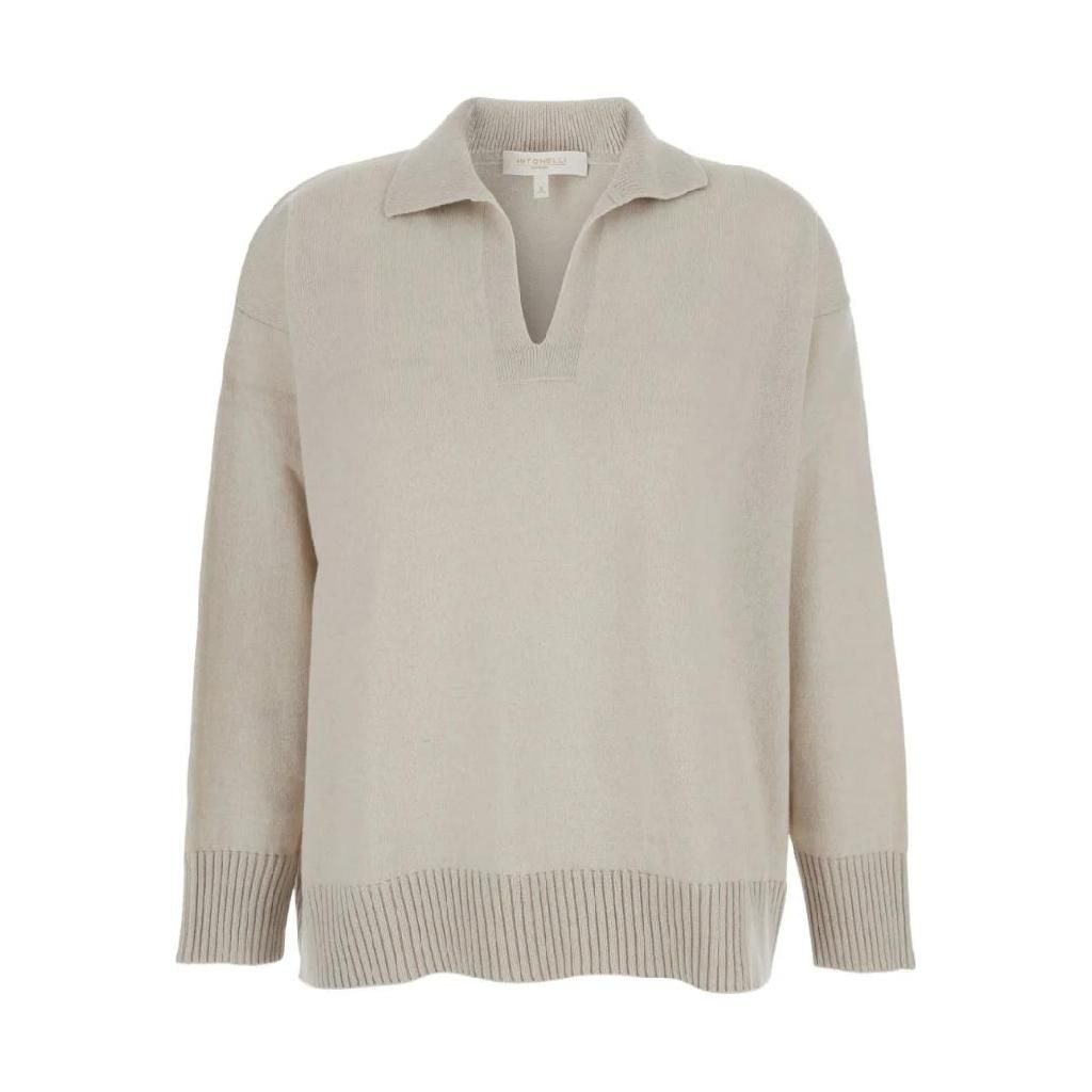 안토넬리 아우구스토 V넥 골지 스웨터 41654P0193420119 TP443730236