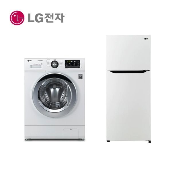 LG전자 LG헬로비전 인터넷가입 LG건조겸용세탁기 FR9WPB 냉장고189L B182W13