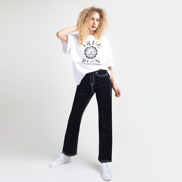 트루릴리젼 [TRUE RELIGION] WOMEN`S 스트레이트 팬츠 다크인디고 181462