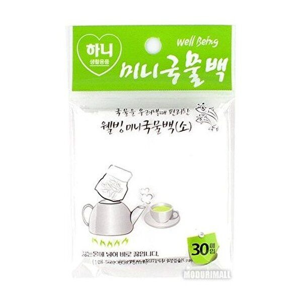 고품질 하니 웰빙국물백 미니30매입 방향팩만들기 국물백 다시팩 방향팩 향기팩 육수다시팩 WFHEW3V