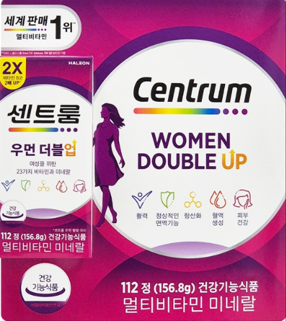 센트룸우먼 비타민 112정 더블업