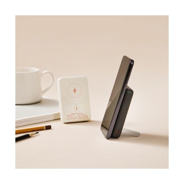 매장정품 INOTE Qi 15W 스탠드 무선 충전 맥세이프 보조배터리 10000mAh